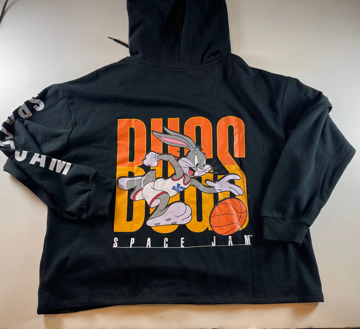 Rue 21 XL Extra Large Black Space Jam Tune Squad Graphic Hoodie