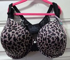 NWT Maidenform T-Shirt Bra 40D Leopard Print Smart Zone Cups