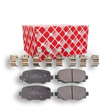 FEBI BILSTEIN Bremsbelagsatz, Scheibenbremse Hinterachse u.a. für FIAT, JEEP