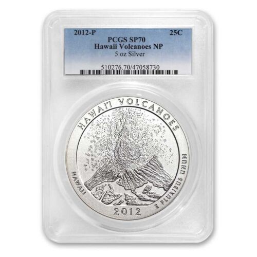 2012-P 5 oz Silver ATB Hawaii SP-70 PCGS - Picture 1 of 3