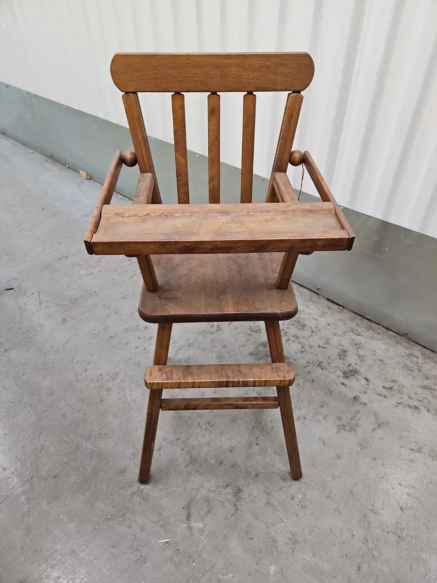 Vintage wooden doll chair new arrivals