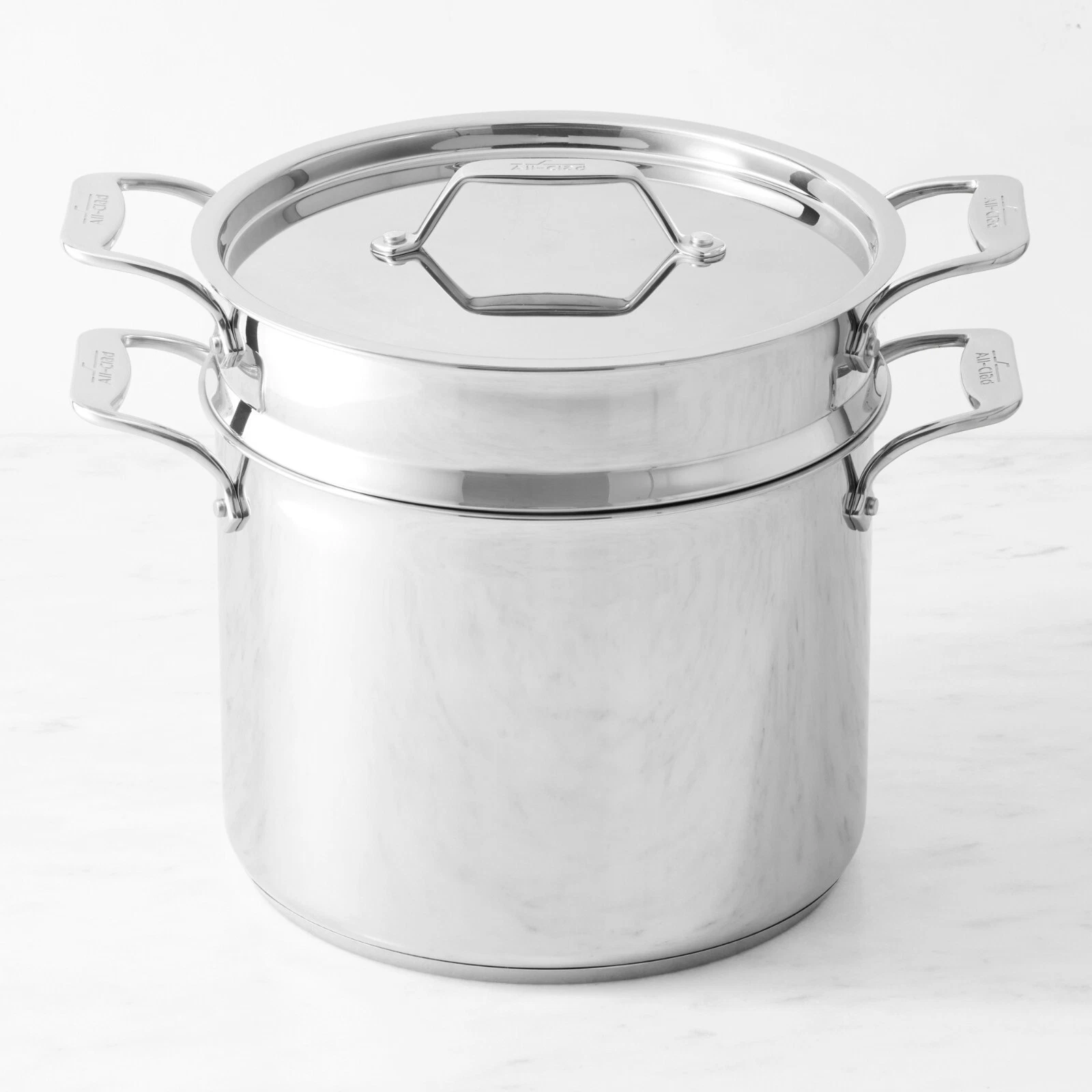 All-Clad Simply Strain Stainless-Steel 12-Qt Multipot