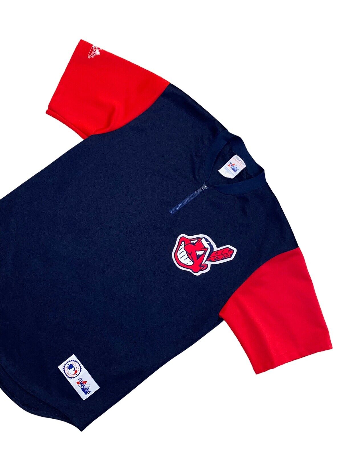 Majestic Adult Small Licensed Replica Jersey with Cleveland Indians (Wahoo  Logo) Navy : Clothing, Shoes & Jewelry 