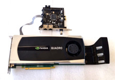 Nvidia Quadro 6000 6 Go GDDR5 DVI, 2x DP PCI-E avec carte de synchronisation