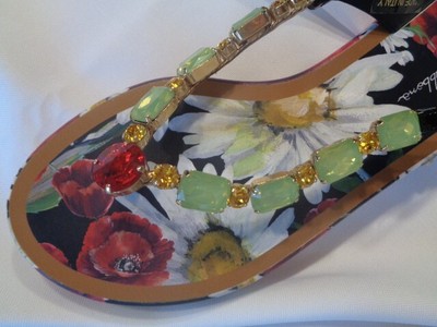 ''Original'' DOLCE &GABBANA Sandalen, Schuhe, Flip Flops, NP: 475,-  , Rot, Gr.41