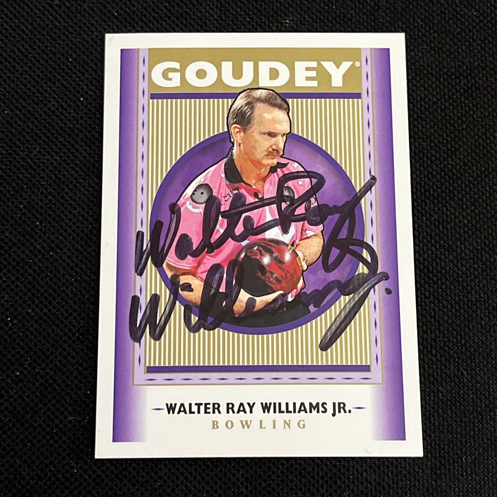 Ray Williams WALTER RAY WILLIAMS JR 2019 UD GOODWIN CHAMPIONS BOWLING SIGNED ...