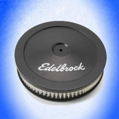 LUFTFILTER EDELBROCK schwarz 10'' 254 mm x 51 mm Universal V8 1203 Chevrolet Ford