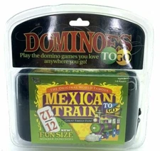  Mexican Train Dominoes To Go Fun Size Number Pieces Ages 6 + New