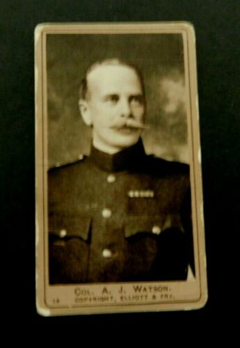 1901 American Tobacco Company ATC Boer War Series - B#16  Watson Cigarette Card  - Zdjęcie 1 z 2