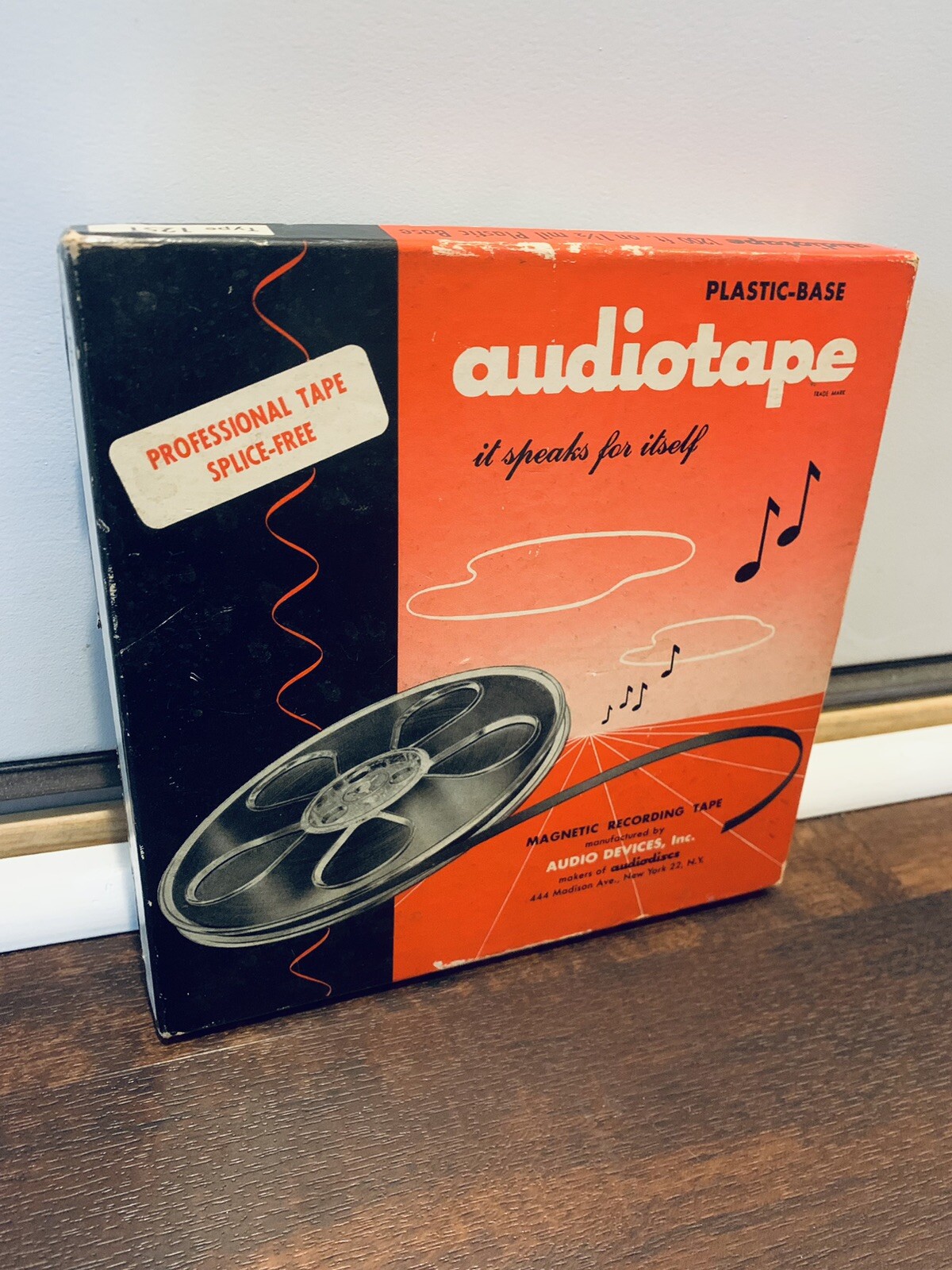 Vintage SEALED Audiotape 1200ft Type 1251 Plastic-Base Reel-to-Reels UNRECORDED