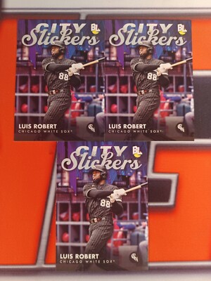 2023 Topps Big League LUIS ROBERT #cs-7 City Slickers White Sox LOT (x3)