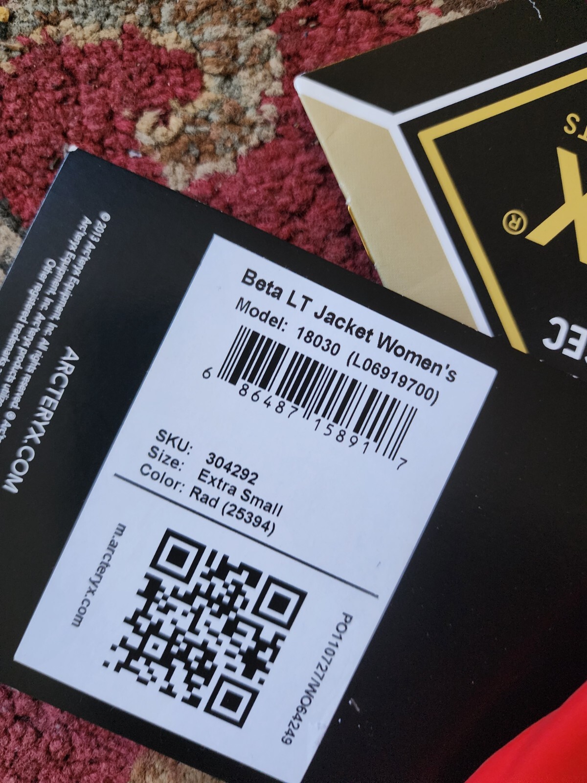 ARC'TERYX Giacca donna Arc’teryx Beta LT taglia xs nuova con etichetta nuova rara!! RAD a colori