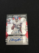 2023 Absolute Vance Johnson Red Legends Auto Autograph #63/75 Broncos