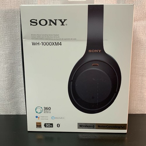 Sony WH-1000XM4 Black 360 Reality Audio 