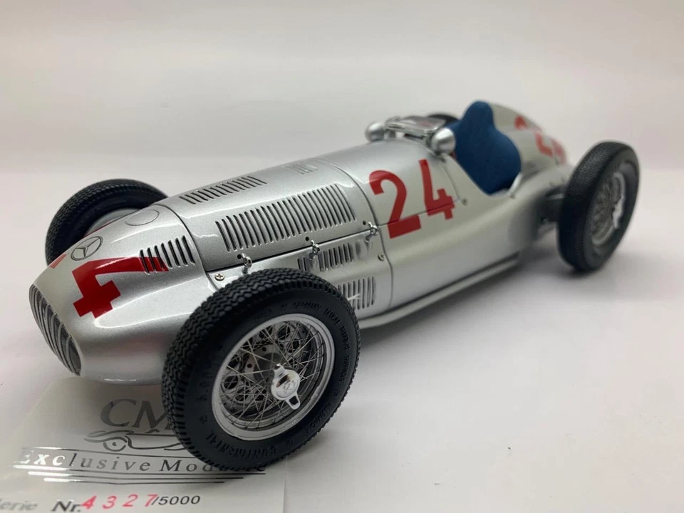 CMC MERCEDES BENZ W165 TRIPOLIS 1939 M-074 1/18 - Image 4 of 4