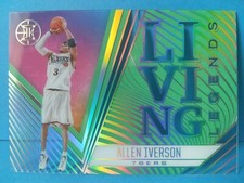 Allen Iverson 2020 Panini Illusions Living Legends Emerald #13