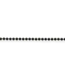 Stainless Steel 2.0mm Black-plated 30in Ball Chain