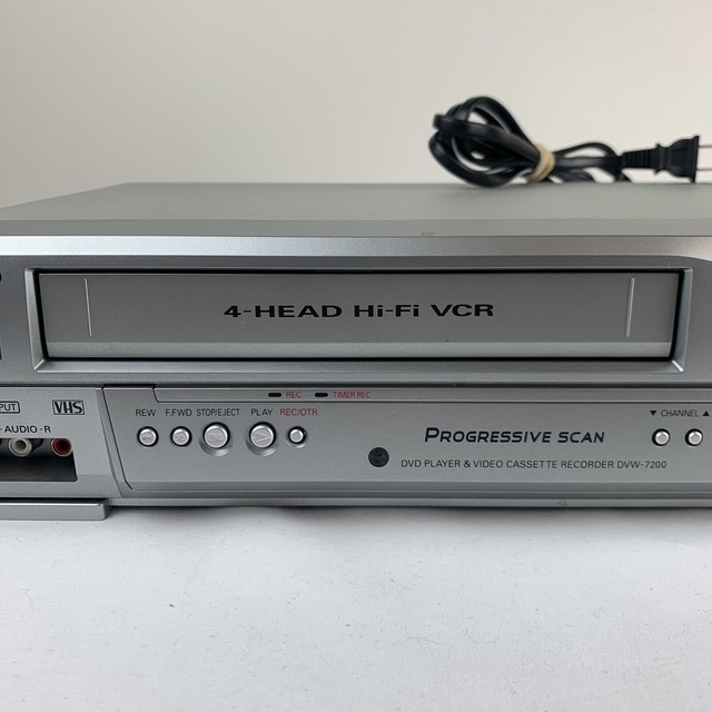 Sanyo DVW7200 DVD Player VHS/DVD Recorder Combo 4Head VCR No Remote eBay