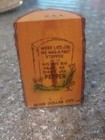 Vintage Wooden Tombstone Souvenir Salt & Pepper Shakers Silver Dollar City  — photo 5