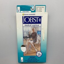 JOBST OPAQUE CLASSIC BLACK 20-30 mmHg XLARGE XL KNEE CT COMPRESSION STOCKINGS