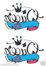 Elegant Hand-drawn Typographic Temporary Tattoo - Queen