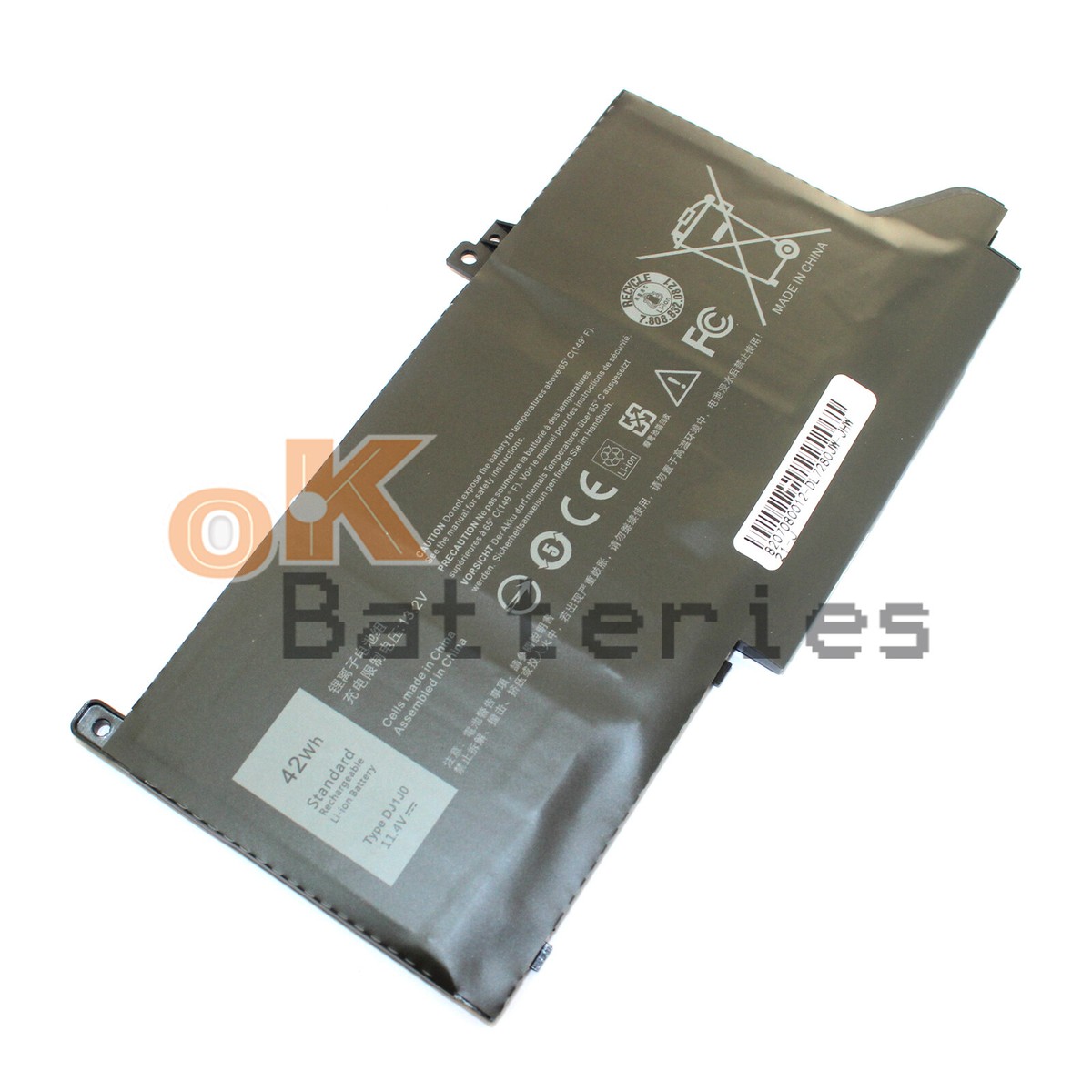 Laptop Battery for Dell Latitude 12 7280 7290 13 7380 7390 14 7480