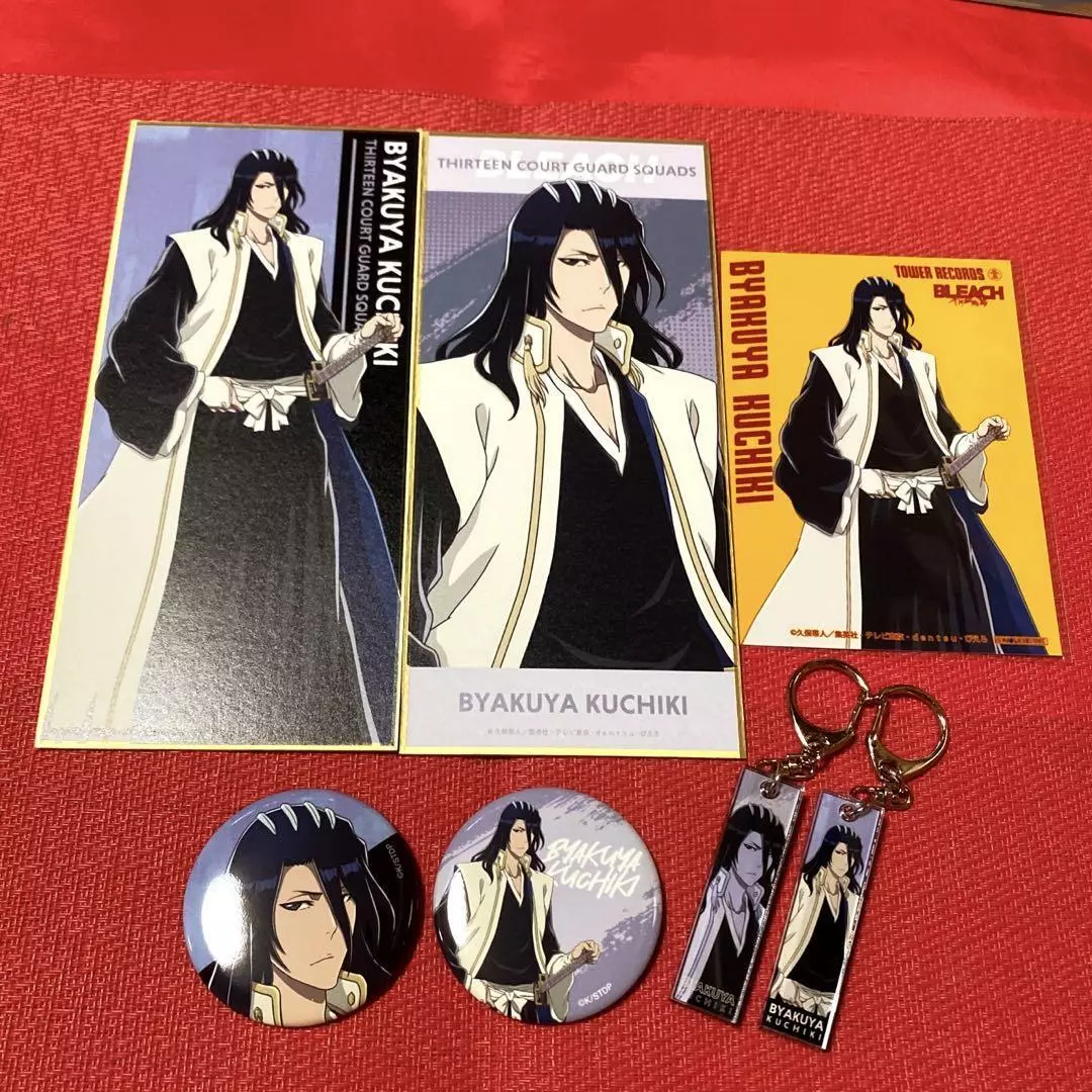 BLEACH Byakuya Kuchiki Tower Records Set Japan Anime