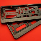 2 x New Carbon Effect Number Plate Holder Frame Bracket for any SUBARU Car