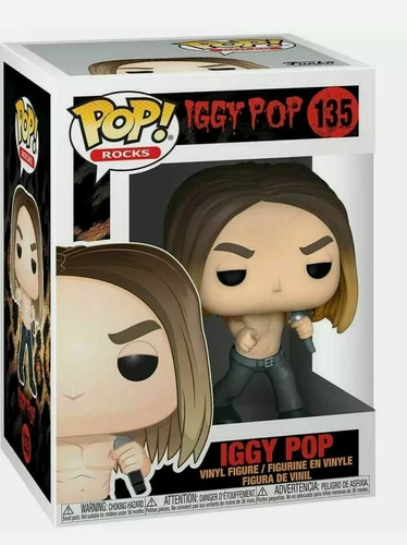 Funko Pop! ROCKS Iggy Pop #135 Collectible Figure the stooges ramones blondie