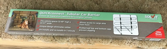 quickconnect tubular car barrier