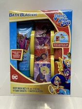 Bath Blaster, Super Hero Girls, Body Wash, 4 Foam Targets, 1 Water Blaster
