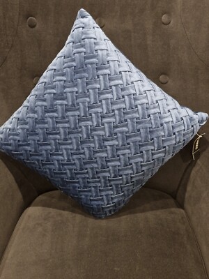 Brand New Dunnes Ultra Soft Navy Natalia Cushion 40 x 40 UK