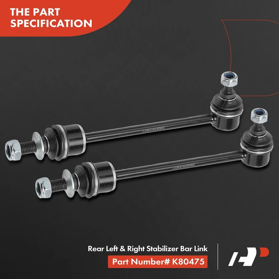 2x Barra estabilizadora trasera conductor y pasajero enlace para BMW 745i 750i 750Li V8 4,4 L Foto 4 de 4