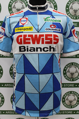 maglia ciclismo GEWISS BIANCHI TG VI V930 bike shirt maillot
