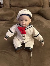 Ashton Drake Baby Boy Sailor Yolanda Bello Porcelain Doll Signed by Artist