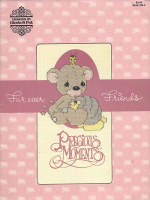 Fur Ever Friends ~ Gloria & Pat -  Precious Moments - Cross Stitch Leaflet PM-5