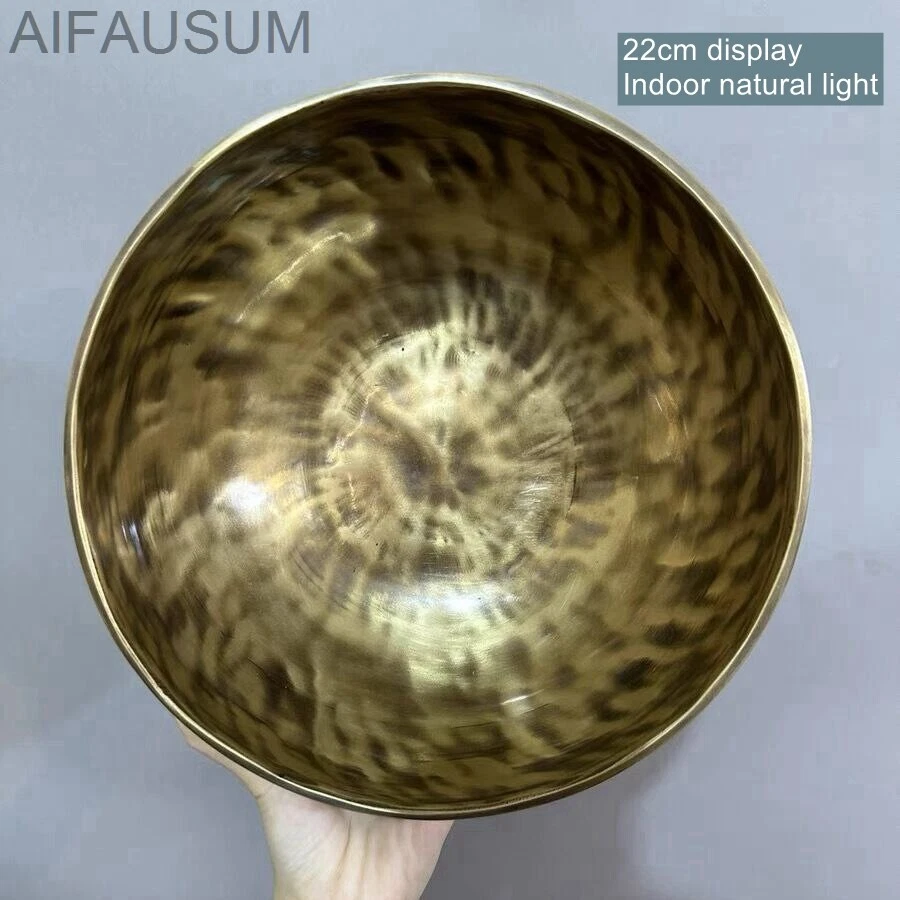 14cm-30cm Nepal hand-hammer Singing Bowl Yoga Sound Healing Buddha Sound Bowl - Image 3 of 4