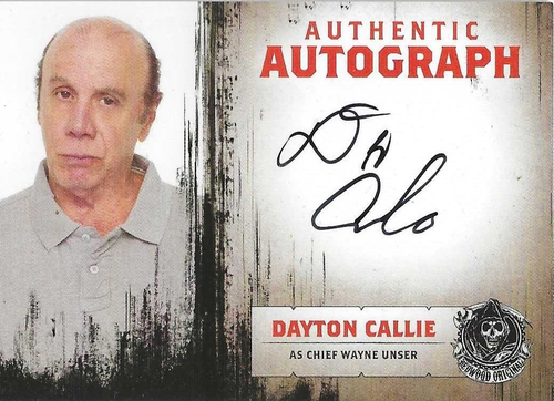Sons of Anarchy Staffeln 1-3 Dayton Callie als Chief Wayne Unser - Autogramm - A5