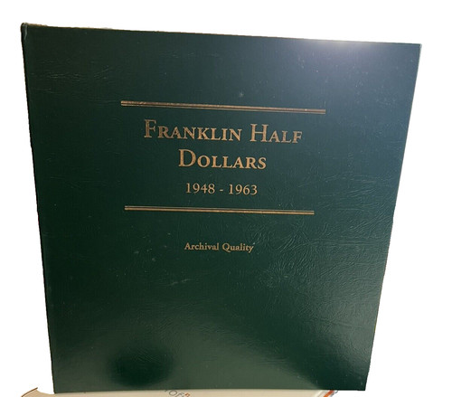 Littleton LCA6 Franklin Half Dollar Album 1948-1963 w/Proofs, Gently Used