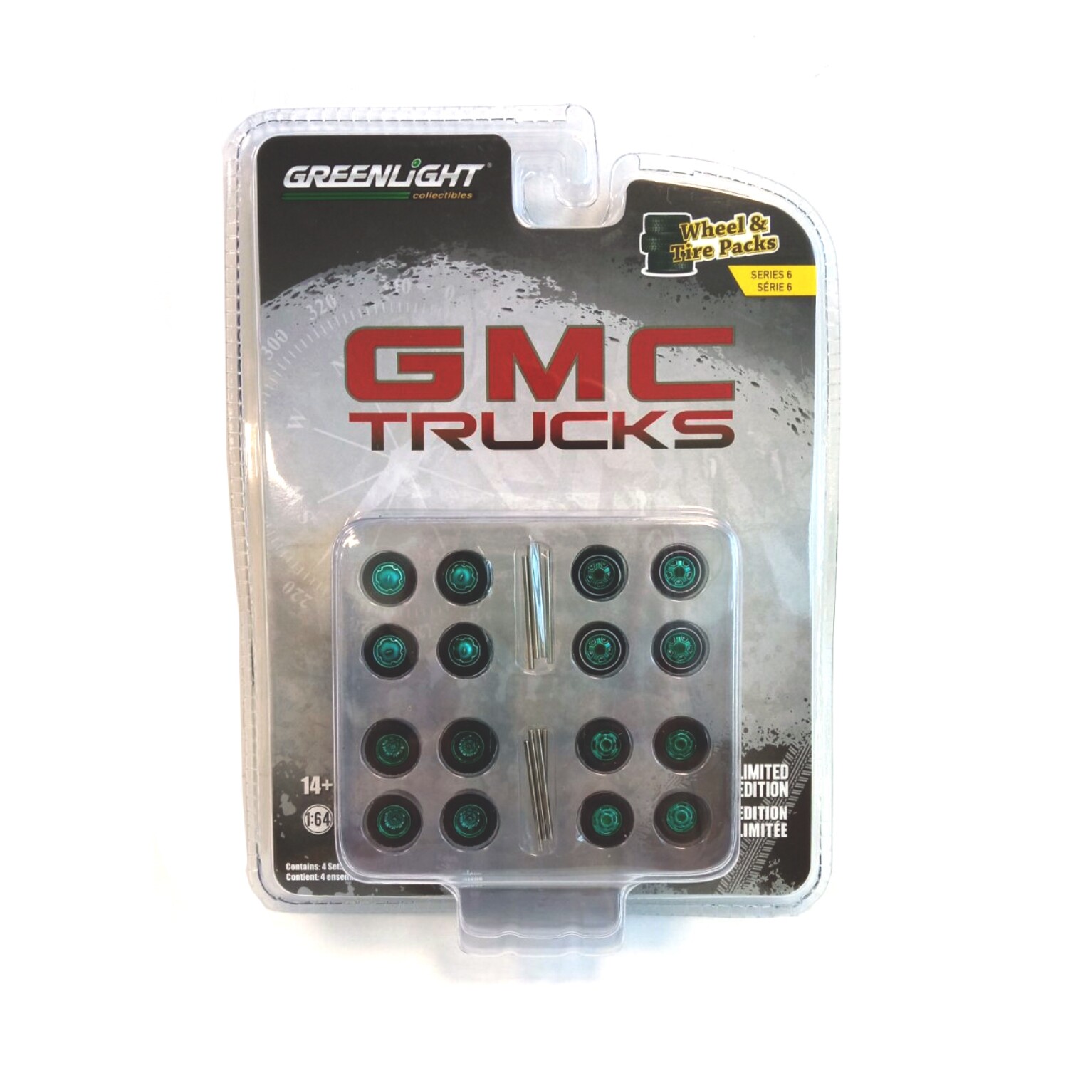 GREENLIGHT GREEN MACHINE 16110-A 1:64 Auto Body Shop - Wheel & Tire Packs Series