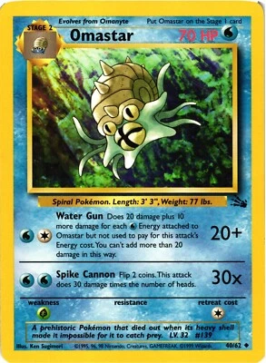 Omastar Pokemon | eBay