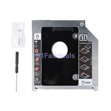 Adattatore caddy SSD HDD 9,5 MM 2° disco rigido per Macbook PRO A1278 Unibody UJ868A