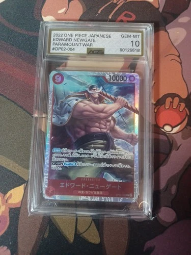 Edward Newgate OP02-004 SR ONE PIECE Card Japan Paramount War
