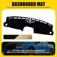 Dash Mat For 2023 2022 2024 2025 Ford Maverick Dashboard Pad Cover Carpet Black