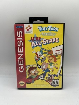 Tiny Toon Adventures Acme All-Stars Sega Genesis Complete CIB