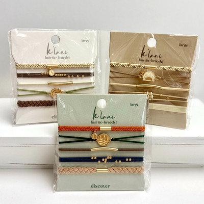 K lani Hair Tie + Bracelets for Women - New!