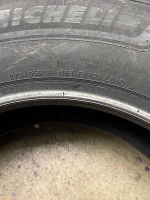 New MICHELIN Defender LTX M/S 2 275/65R18XL 116T (Quantity of 1