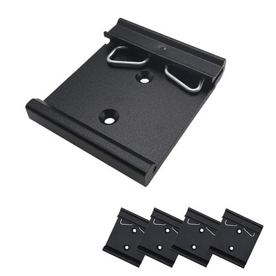 DIN Rail Mounting Clip 1.73'' Universal Aluminum Bracket Clamp 35mm 4 PCS