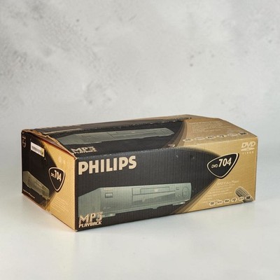 NEW In Box Philips DVD 704AT DVD-Video Player, CD-R/CD-RW/MP3 Remote, Manual
