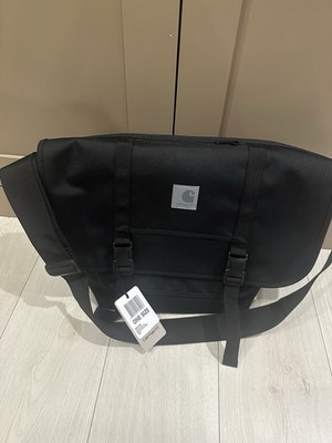 New Carhartt WIP Reflective Parcel Bag Messenger Pack Black